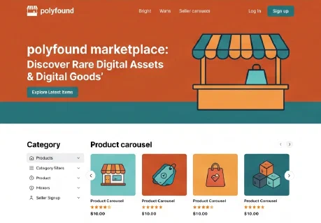 PolyFound.com concept 4