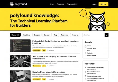 PolyFound.com concept 3